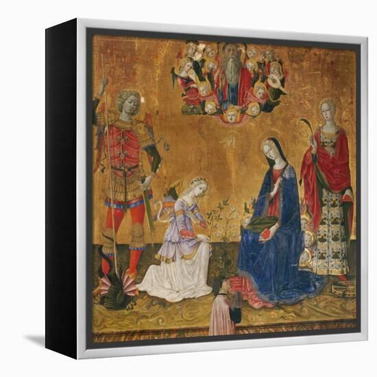 Annunciation-Benvenuto di Giovanni-Framed Premier Image Canvas