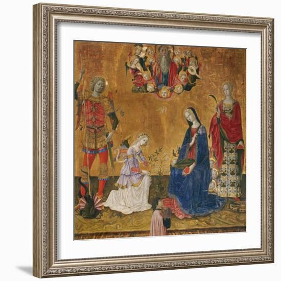 Annunciation-Benvenuto di Giovanni-Framed Giclee Print