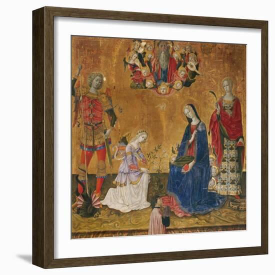 Annunciation-Benvenuto di Giovanni-Framed Giclee Print