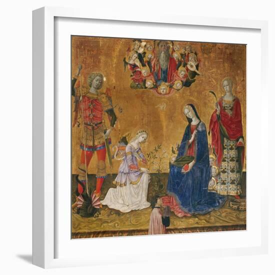 Annunciation-Benvenuto di Giovanni-Framed Giclee Print