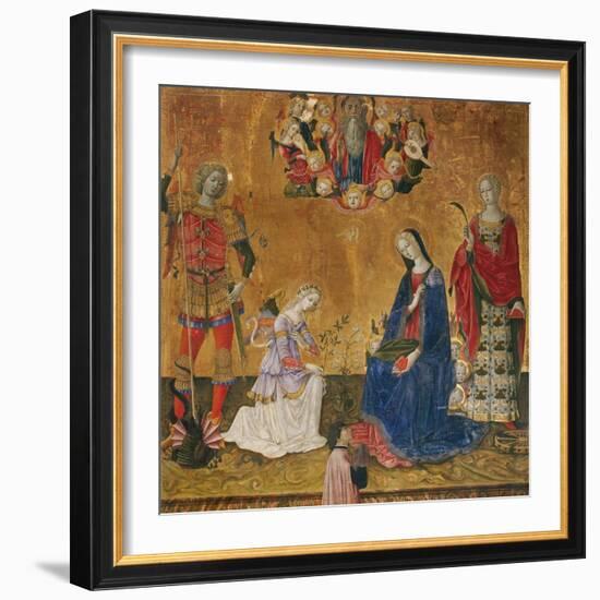 Annunciation-Benvenuto di Giovanni-Framed Giclee Print