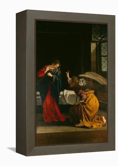 Annunciation-Orazio Gentileschi-Framed Premier Image Canvas