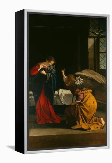 Annunciation-Orazio Gentileschi-Framed Premier Image Canvas