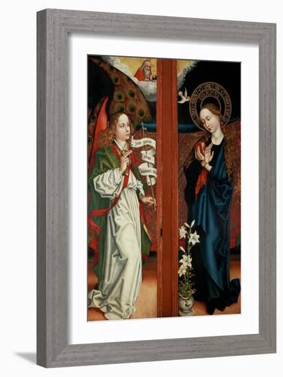 Annunciation-Martin Schongauer-Framed Giclee Print