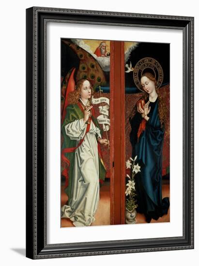 Annunciation-Martin Schongauer-Framed Giclee Print