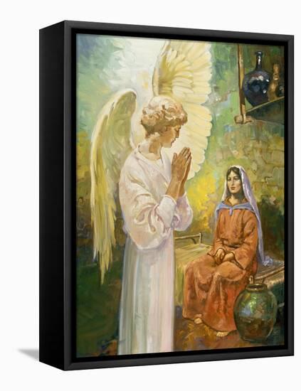 Annunciation-Hal Frenck-Framed Premier Image Canvas