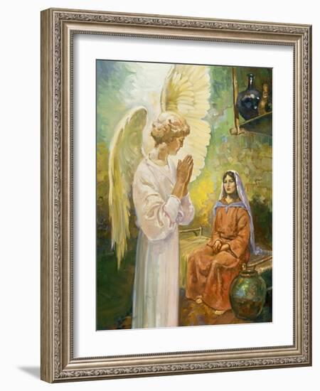 Annunciation-Hal Frenck-Framed Giclee Print