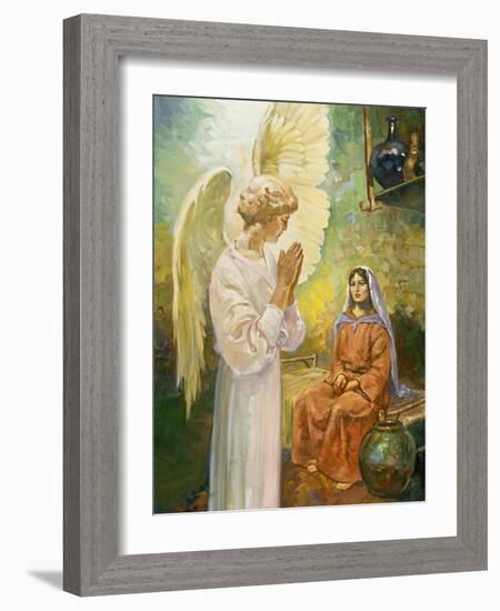 Annunciation-Hal Frenck-Framed Giclee Print