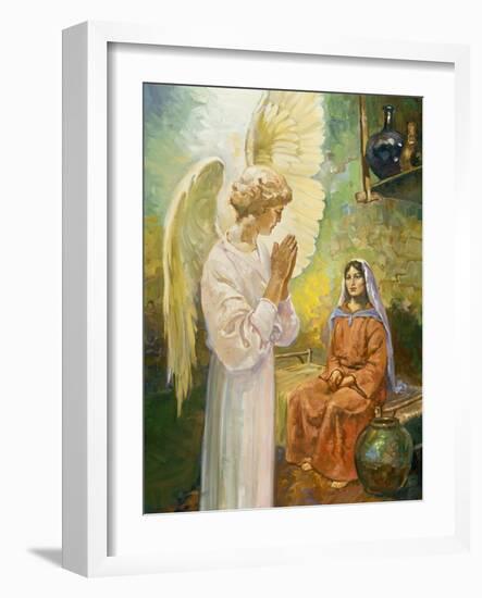 Annunciation-Hal Frenck-Framed Giclee Print