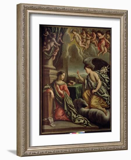 Annunciation-Mathieu Le Nain-Framed Giclee Print