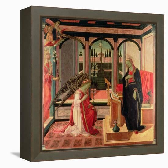 Annunciation-Filippino Lippi-Framed Premier Image Canvas