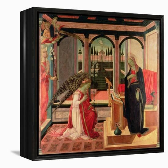 Annunciation-Filippino Lippi-Framed Premier Image Canvas