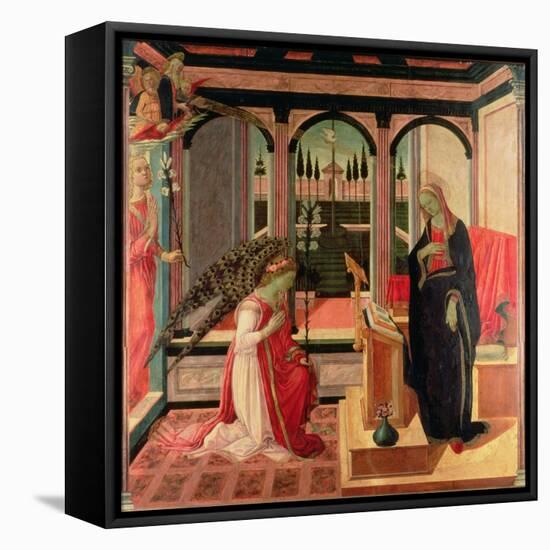 Annunciation-Filippino Lippi-Framed Premier Image Canvas