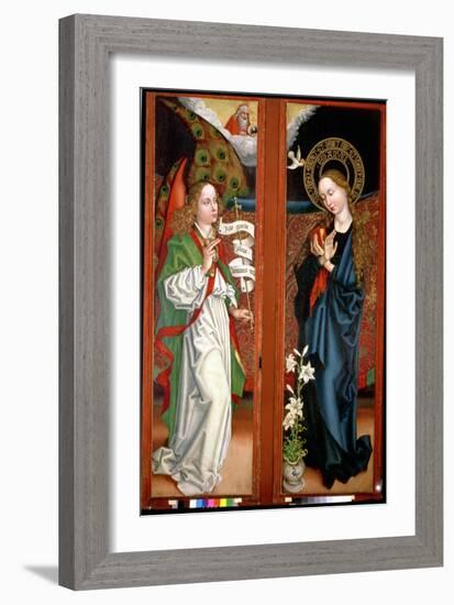 Annunciation-Martin Schongauer-Framed Giclee Print