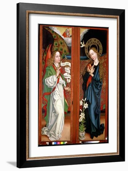 Annunciation-Martin Schongauer-Framed Giclee Print