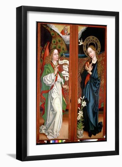 Annunciation-Martin Schongauer-Framed Giclee Print