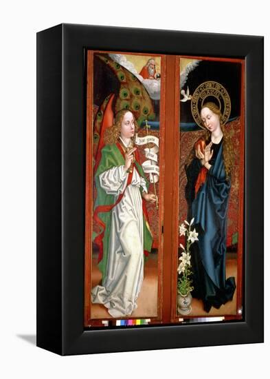 Annunciation-Martin Schongauer-Framed Premier Image Canvas