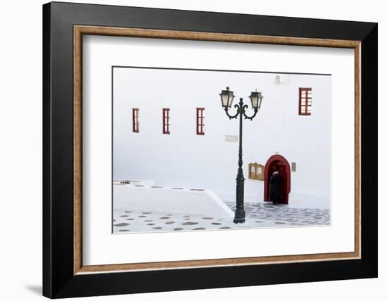 Ano Mera Monastery, Mykonos Island, Cyclades, Greek Islands, Greece, Europe-Richard Cummins-Framed Photographic Print