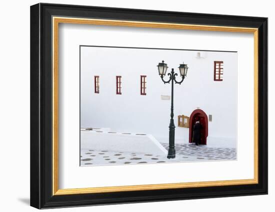 Ano Mera Monastery, Mykonos Island, Cyclades, Greek Islands, Greece, Europe-Richard Cummins-Framed Photographic Print