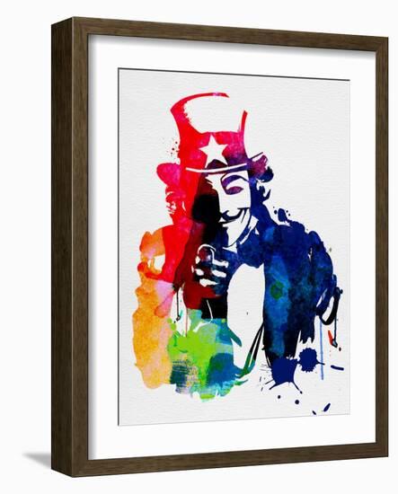 Anonymous Wants You-Lora Feldman-Framed Art Print