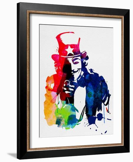 Anonymous Wants You-Lora Feldman-Framed Art Print