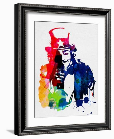 Anonymous Wants You-Lora Feldman-Framed Art Print