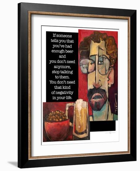 Another Beer Negativity-Tim Nyberg-Framed Giclee Print