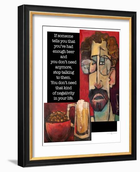 Another Beer Negativity-Tim Nyberg-Framed Giclee Print