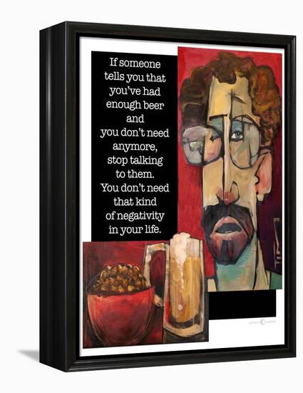 Another Beer Negativity-Tim Nyberg-Framed Premier Image Canvas