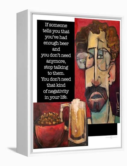 Another Beer Negativity-Tim Nyberg-Framed Premier Image Canvas