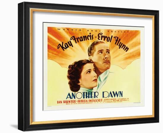 Another Dawn, Kay Francis, Errol Flynn, 1937-null-Framed Art Print