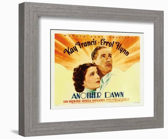 Another Dawn, Kay Francis, Errol Flynn, 1937-null-Framed Art Print