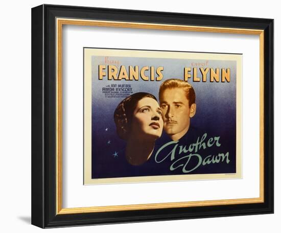 Another Dawn, Kay Francis, Errol Flynn, 1937-null-Framed Premium Giclee Print