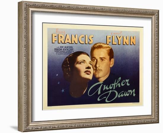 Another Dawn, Kay Francis, Errol Flynn, 1937-null-Framed Art Print