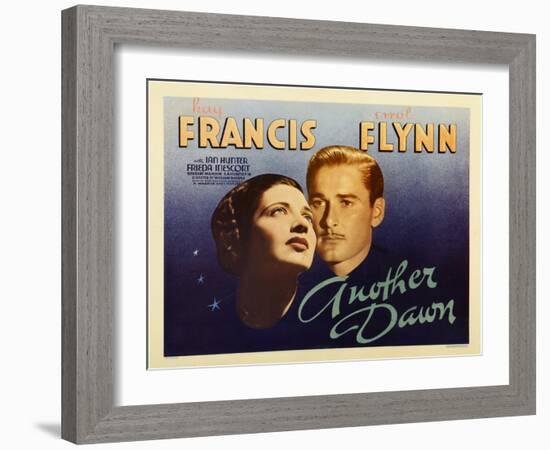 Another Dawn, Kay Francis, Errol Flynn, 1937-null-Framed Art Print