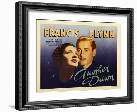 Another Dawn, Kay Francis, Errol Flynn, 1937-null-Framed Art Print