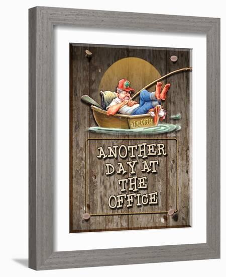 Another Day at the Office-Nate Owens-Framed Giclee Print