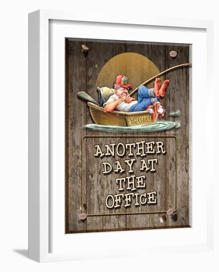 Another Day at the Office-Nate Owens-Framed Giclee Print