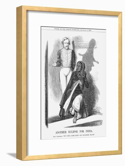 Another Eclipse for India, 1868-John Tenniel-Framed Giclee Print