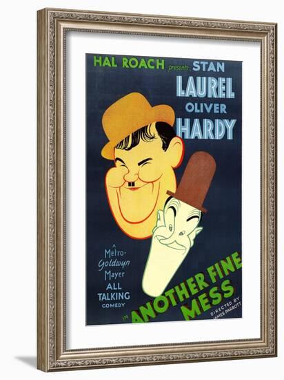 Another Fine Mess, Oliver Hardy, Stan Laurel, 1930-null-Framed Premium Giclee Print