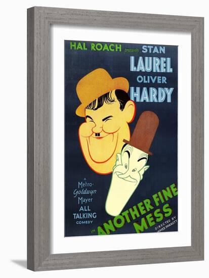 Another Fine Mess, Oliver Hardy, Stan Laurel, 1930-null-Framed Premium Giclee Print