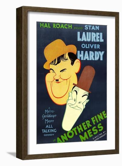 Another Fine Mess, Oliver Hardy, Stan Laurel, 1930-null-Framed Premium Giclee Print