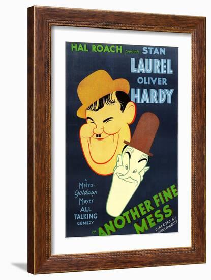 Another Fine Mess, Oliver Hardy, Stan Laurel, 1930-null-Framed Premium Giclee Print