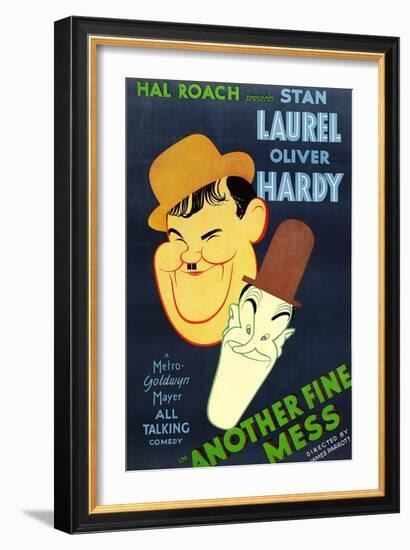 Another Fine Mess, Oliver Hardy, Stan Laurel, 1930-null-Framed Premium Giclee Print