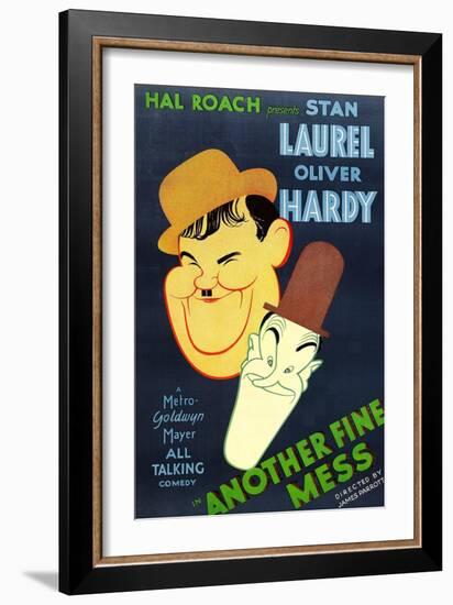 Another Fine Mess, Oliver Hardy, Stan Laurel, 1930-null-Framed Art Print