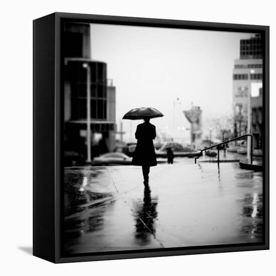 Another Lonely Day in the Rain-Sharon Wish-Framed Premier Image Canvas