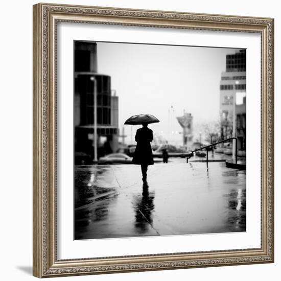 Another Lonely Day in the Rain-Sharon Wish-Framed Photographic Print