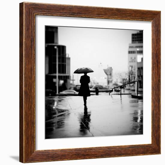 Another Lonely Day in the Rain-Sharon Wish-Framed Photographic Print