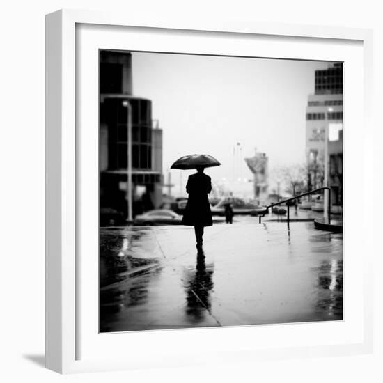 Another Lonely Day in the Rain-Sharon Wish-Framed Photographic Print