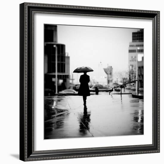 Another Lonely Day in the Rain-Sharon Wish-Framed Photographic Print